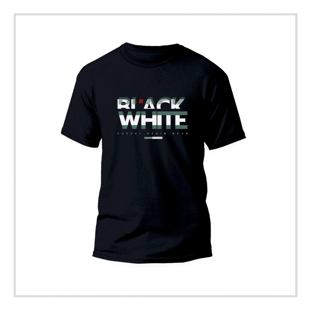 Martlez Premium T-shirt | Black White